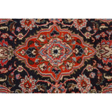 Vintage Floral Red Kashmar Persian Area Rug Handmade Wool Carpet - 9'7" x 12'9"