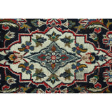 Floral Mashad Persian Home Decor Area Rug Handmade Wool Carpet - 6'6" x 9'4"