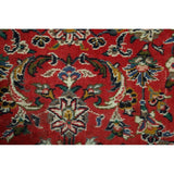 Floral Mashad Persian Home Decor Area Rug Handmade Wool Carpet - 6'6" x 9'4"