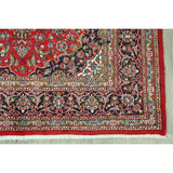 Floral Mashad Persian Home Decor Area Rug Handmade Wool Carpet - 6'6" x 9'4"