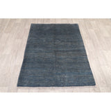 Vintage Gabbeh Modern Solid Handmade Wool Persian Area Rug - 5'1" x 3'8"