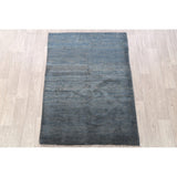 Vintage Gabbeh Modern Solid Handmade Wool Persian Area Rug - 5'1" x 3'8"