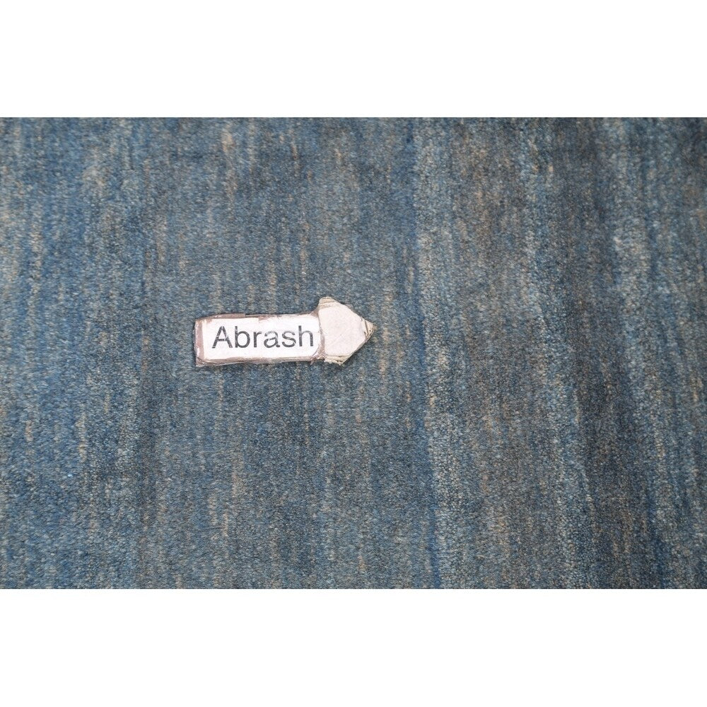 Vintage Gabbeh Modern Solid Handmade Wool Persian Area Rug - 5'1" x 3'8"