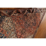 Vintage Geometric Heriz Persian Traditional Wool Area Rug Hand-knotted - 8'7" x 10'9"