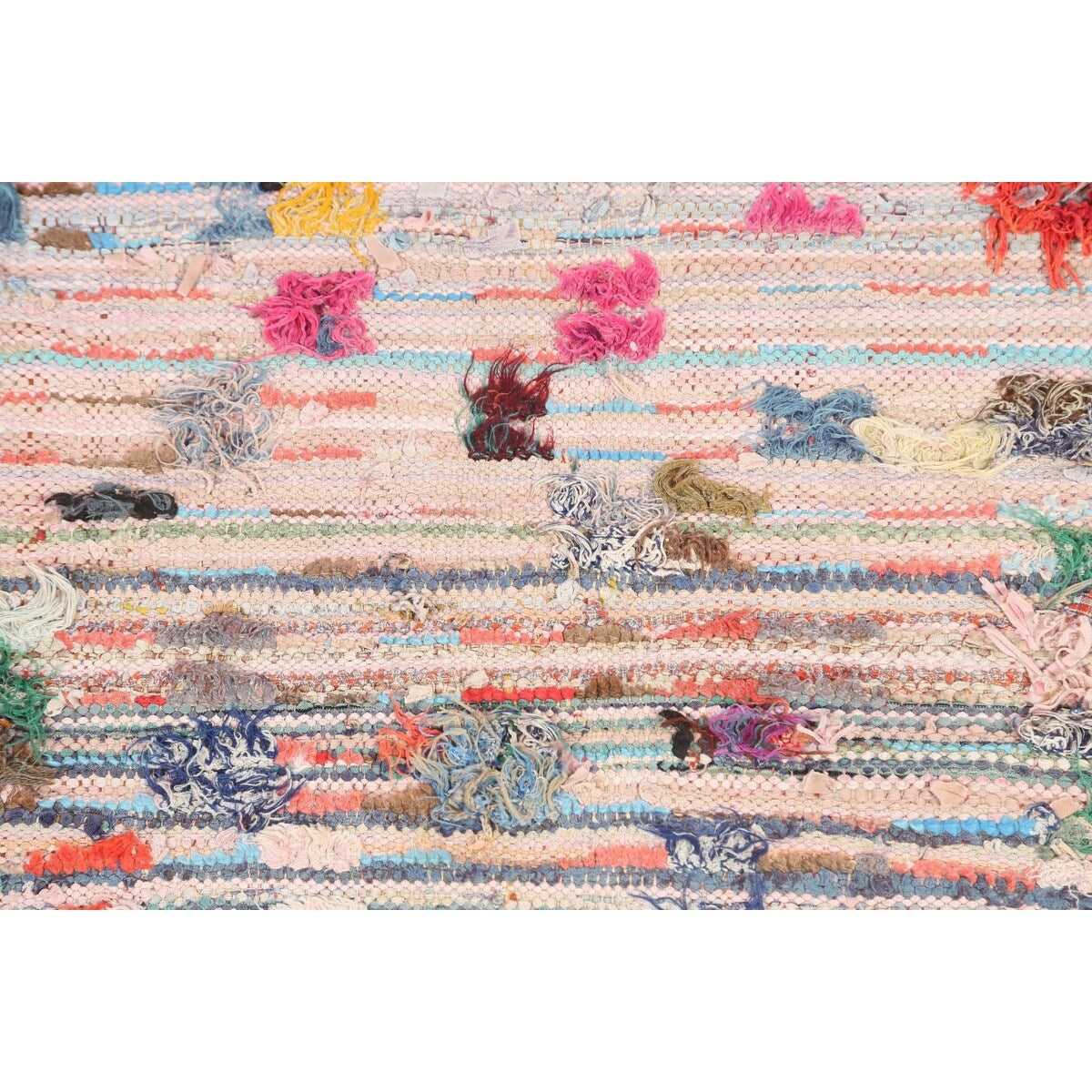 Vintage Contemporary Moroccan Oriental Area Rug Handmade Wool Carpet - 4'0" x 6'0"