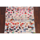Vintage Contemporary Moroccan Oriental Area Rug Handmade Wool Carpet - 4'0" x 6'0"