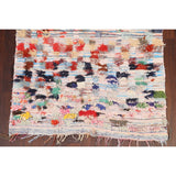 Vintage Contemporary Moroccan Oriental Area Rug Handmade Wool Carpet - 4'0" x 6'0"