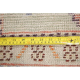 Vintage Geometric Oriental Anatolian Turkish Area Rug Hand-Knotted - 2'10" x 4'6"