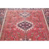 Vintage Gharajeh Traditional Oriental Hand Knotted Persian Area Rug - 7'10" x 5'3"