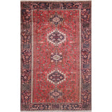 Vintage Gharajeh Traditional Oriental Hand Knotted Persian Area Rug - 7'10" x 5'3"