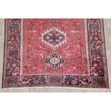 Vintage Gharajeh Traditional Oriental Hand Knotted Persian Area Rug - 7'10" x 5'3"