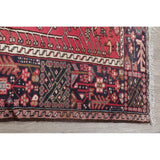 Vintage Gharajeh Traditional Oriental Hand Knotted Persian Area Rug - 7'10" x 5'3"