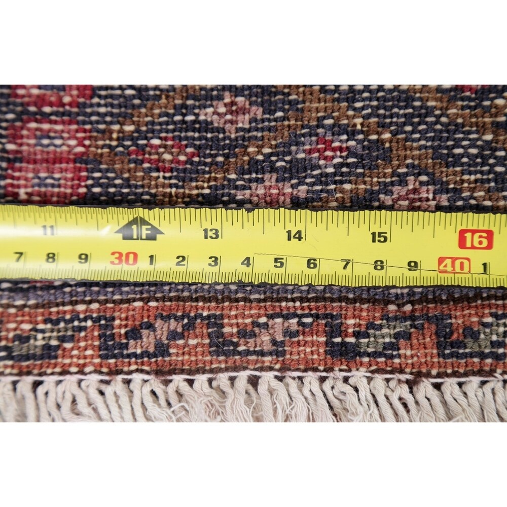 Vintage Gharajeh Traditional Oriental Hand Knotted Persian Area Rug - 7'10" x 5'3"