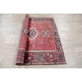 Vintage Gharajeh Traditional Oriental Hand Knotted Persian Area Rug - 7'10" x 5'3"