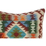 Vintage Gracie Hand-Woven Turkish Kilim Throw Pillow 20 in. x 20 in.