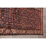 Vintage Hamedan Geometric Handmade Wool Persian Rug - 9'4" x 3'4" Runner