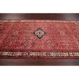Vintage Hamedan Oriental Hand Knotted Wool Persian Area Rug - 10'11" x 5'2"