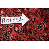 Vintage Hamedan Oriental Hand Knotted Wool Persian Area Rug - 10'11" x 5'2"