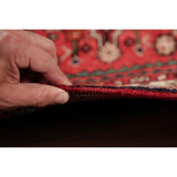 Vintage Hamedan Oriental Hand Knotted Wool Persian Area Rug - 10'11" x 5'2"