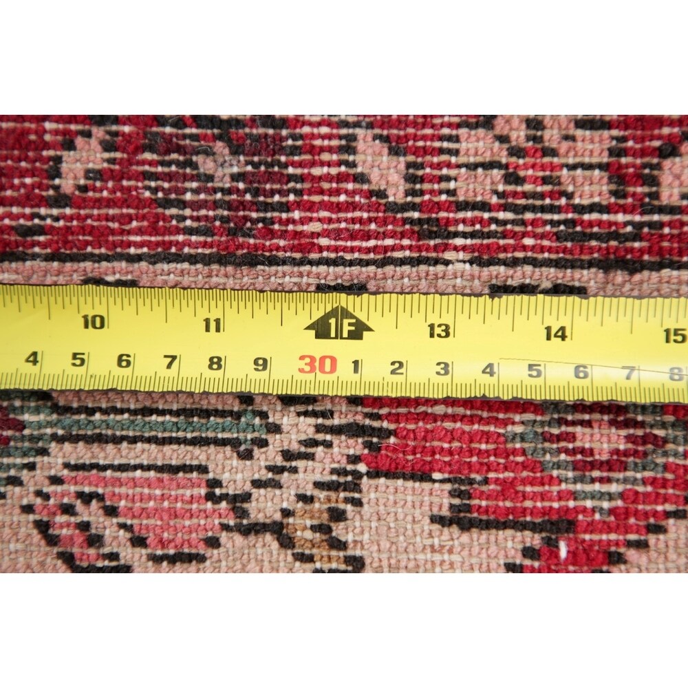 Vintage Hamedan Oriental Hand Knotted Wool Persian Area Rug - 10'11" x 5'2"
