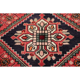 Vintage Hamedan Oriental Hand Knotted Wool Persian Area Rug - 10'11" x 5'2"