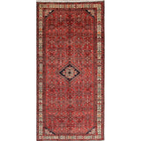 Vintage Hamedan Oriental Hand Knotted Wool Persian Area Rug - 10'11" x 5'2"