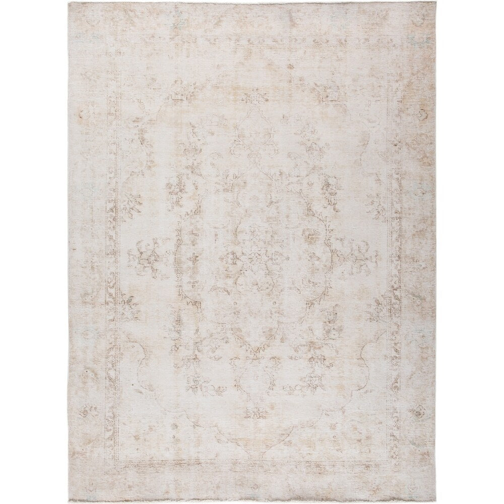 Vintage, Hand Knotted Area Rug - 6' 4" x 8' 9" - 6' x 9'