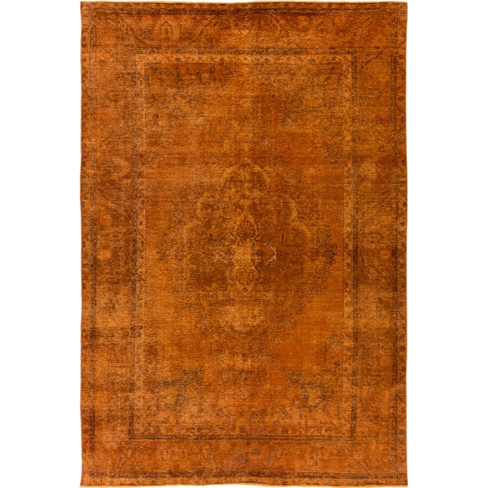 Vintage, Hand Knotted Area Rug - 7' 7" x 11' 0" - 8' x 10'