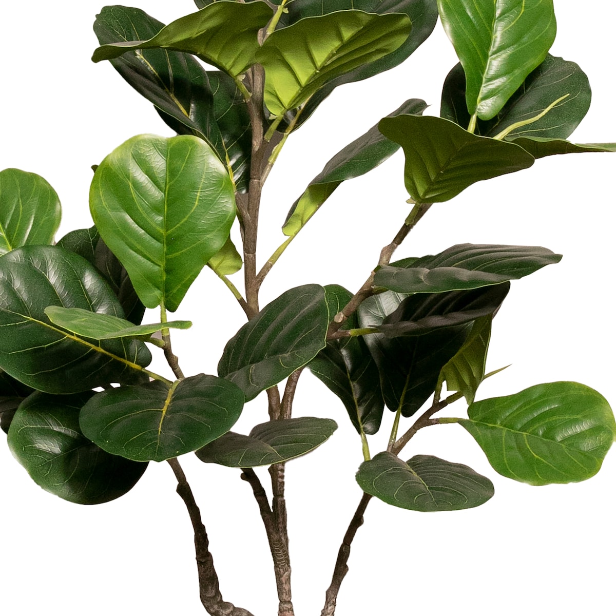 Vintage Home 37" High Faux Fig Tree With Fiberstone Planter For Home Decor - Green