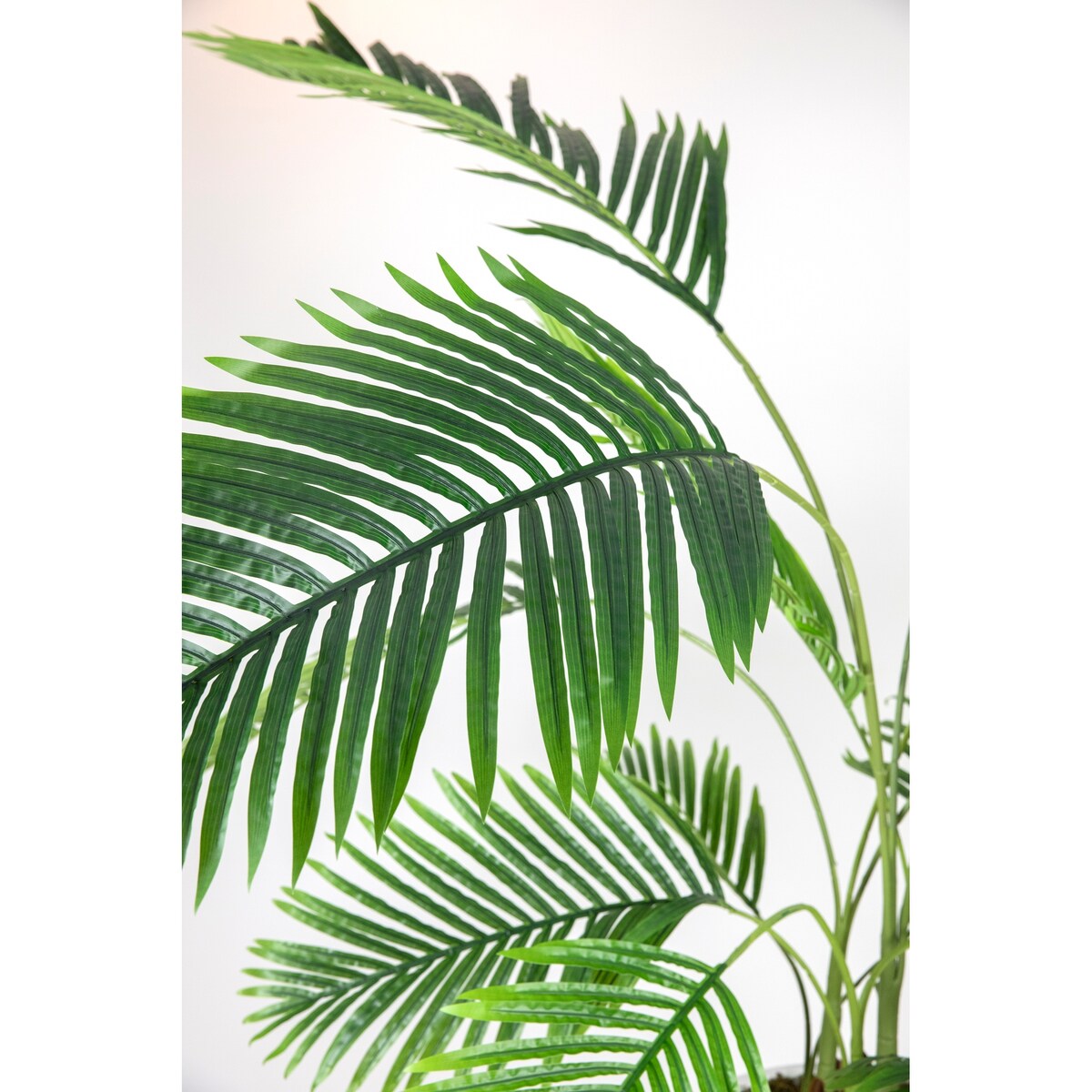 Vintage Home 83" High Faux Palm Tree With Fiberstone Planter For Home Decor - Green