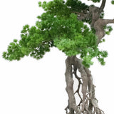 Vintage Home Artificial Faux Real Touch 3.67 Ft Pine Tree In Planter - Green - 44" Tall