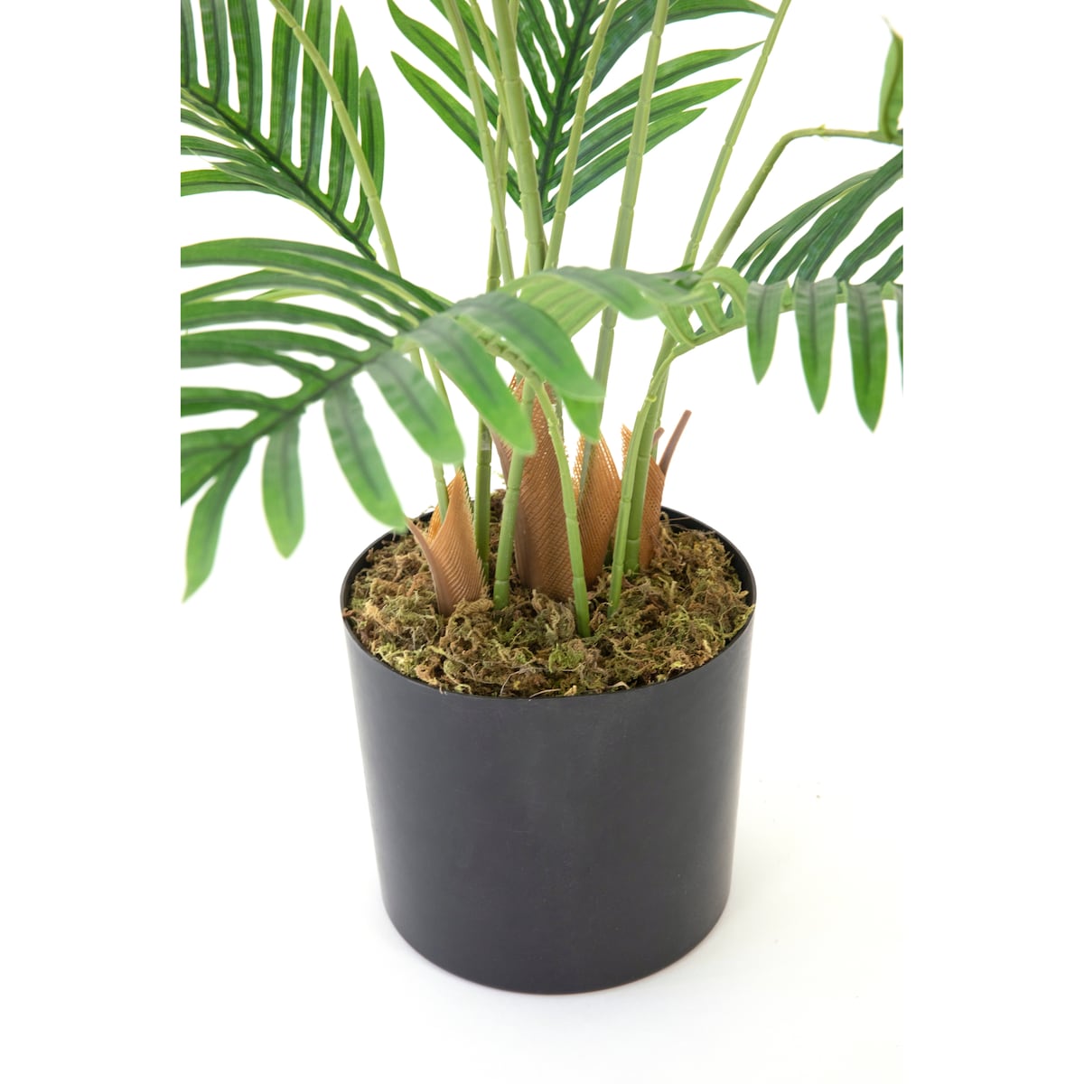 Vintage Home Artificial Faux Real Touch 3.84 Ft Palm Tree In Planter - Green - 46.5" Tall