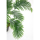 Vintage Home Artificial Faux Real Touch 3.84 Ft Palm Tree In Planter - Green - 46.5" Tall