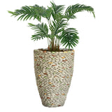 Vintage Home Artificial Faux Real Touch 3.84 Ft Palm Tree In Planter - Green - 46.5" Tall