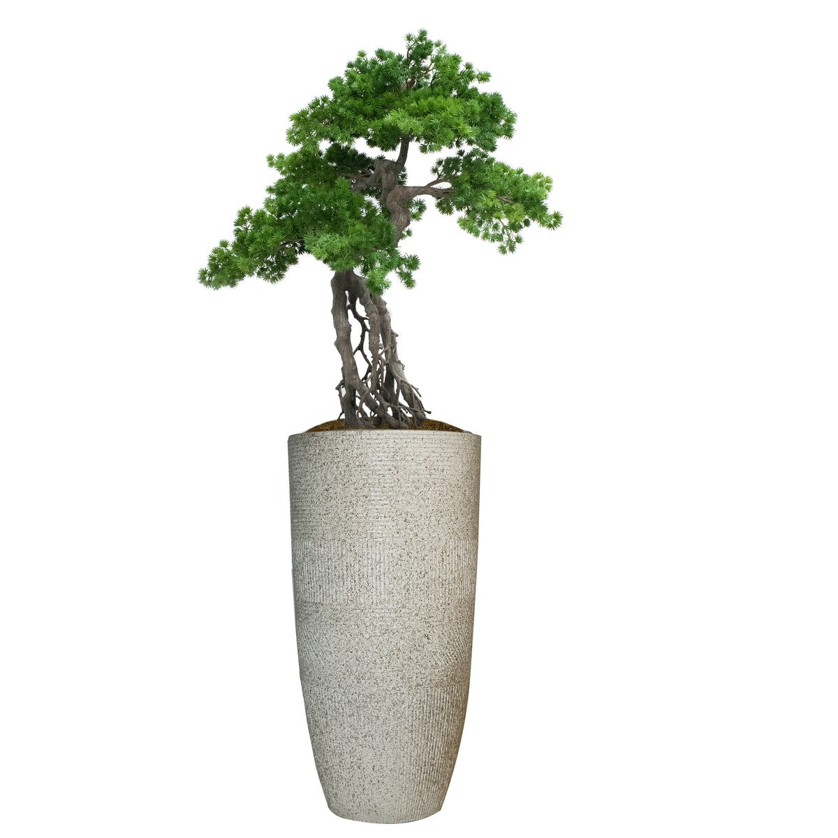 Vintage Home Artificial Faux Real Touch 4.17 Ft Pine Tree In Planter - Green - 50" Tall