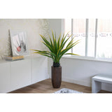 Vintage Home Artificial Faux Real Touch 5.67 Feet Tall Agava 27LVs With Fiberstone Planter - 68"