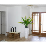 Vintage Home Artificial Faux Real Touch 5.67 Feet Tall Agava 27LVs With Fiberstone Planter - 68"