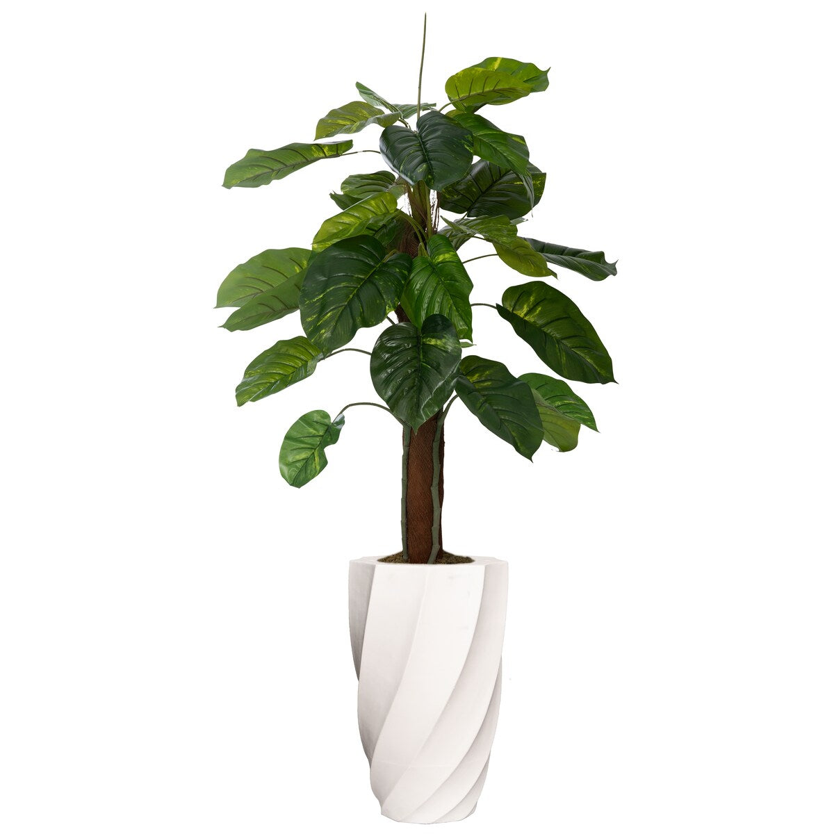 Vintage Home Artificial Faux Real Touch 5.67 Feet Tall Real Touch Greenery With Fiberstone Planter - 68"