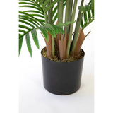 Vintage Home Artificial Faux Real Touch 5.84 Ft Palm Tree In Planter - Green - 70" Tall
