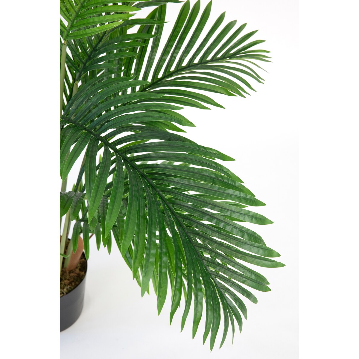 Vintage Home Artificial Faux Real Touch 5.84 Ft Palm Tree In Planter - Green - 70" Tall