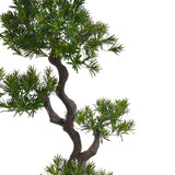Vintage Home Artificial Faux Real Touch 6.58 Feet Tall Yacca Tree With Fiberstone Planter - 79"