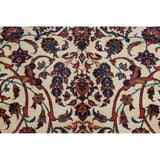 Vintage Isfahan Medallion Hand Knotted Wool Persian Area Rug - 13'1" x 9'4"