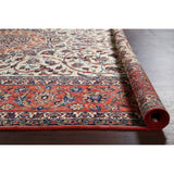 Vintage Isfahan Medallion Hand Knotted Wool Persian Area Rug - 13'1" x 9'4"