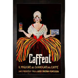 Vintage Italian Coffee-VINAPP122858 Framed Print 19.75"x12.5" by Vintage Apple Collection