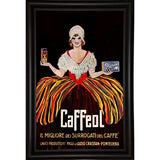 Vintage Italian Coffee-VINAPP122858 Framed Print 19.75"x12.5" by Vintage Apple Collection