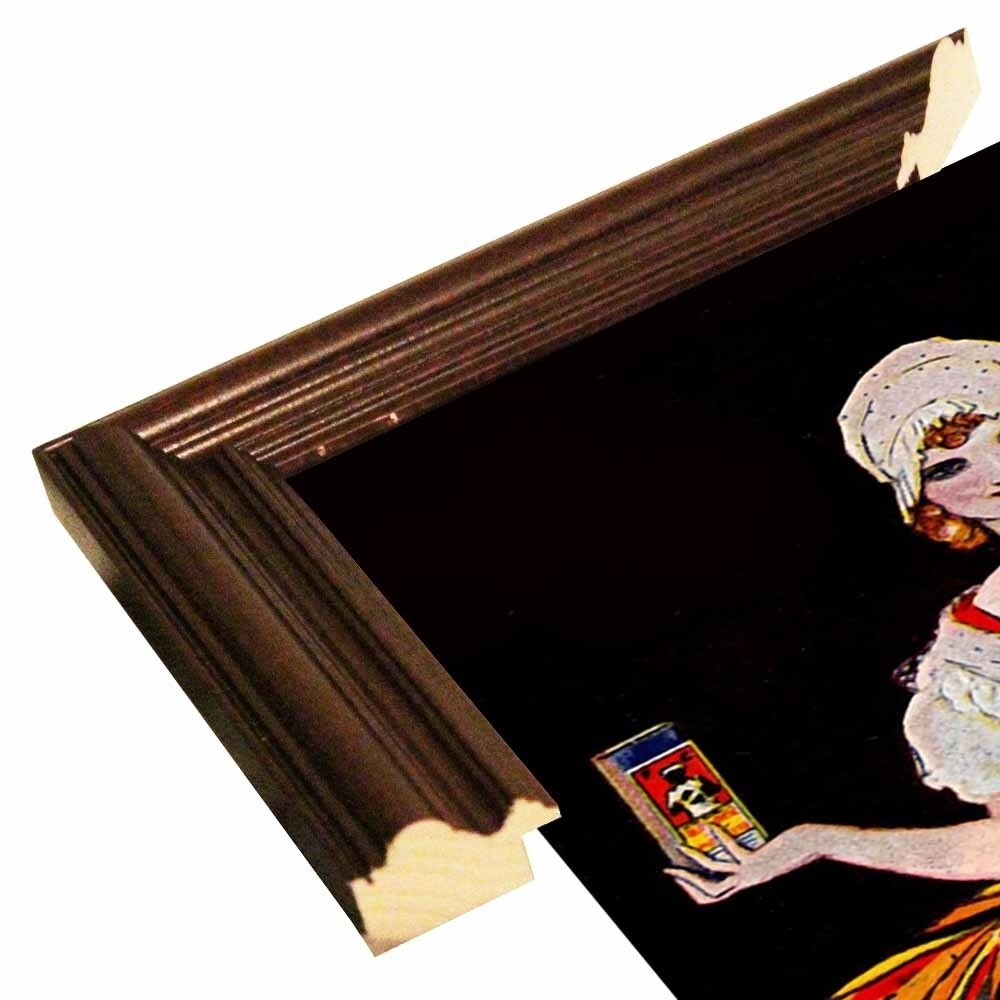 Vintage Italian Coffee-VINAPP122858 Framed Print 19.75"x12.5" by Vintage Apple Collection
