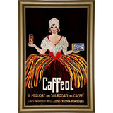 Vintage Italian Coffee-VINAPP122858 Framed Print 19.75"x12.5" by Vintage Apple Collection