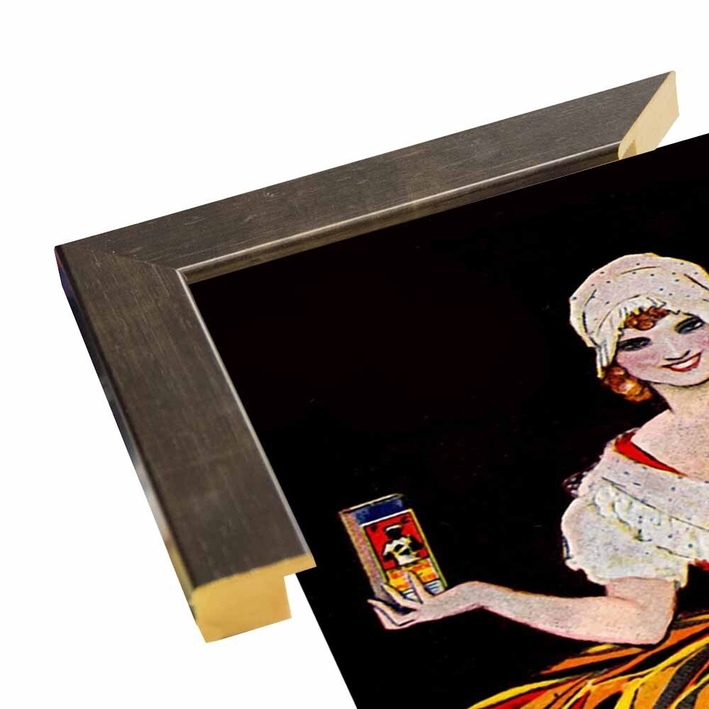 Vintage Italian Coffee-VINAPP122858 Framed Print 19.75"x12.5" by Vintage Apple Collection