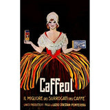 Vintage Italian Coffee-VINAPP122858 Framed Print 19.75"x12.5" by Vintage Apple Collection