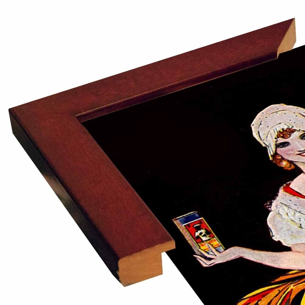 Vintage Italian Coffee-VINAPP122858 Framed Print 19.75"x12.5" by Vintage Apple Collection